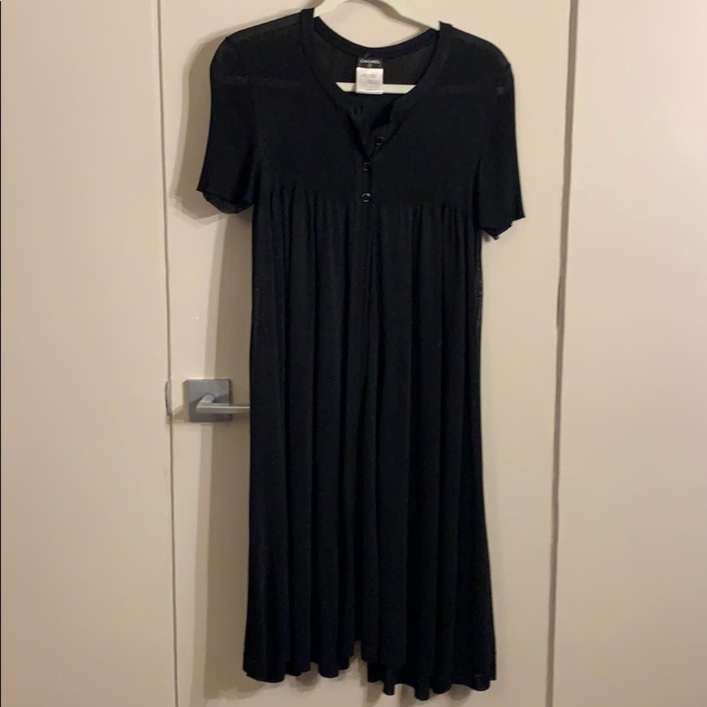 *AUTHENTIC CHANEL* 100% Viscose Open Sweater sz 40